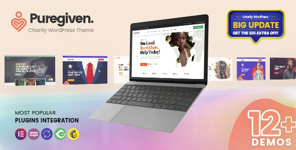 Puregiven – Charity WordPress Theme